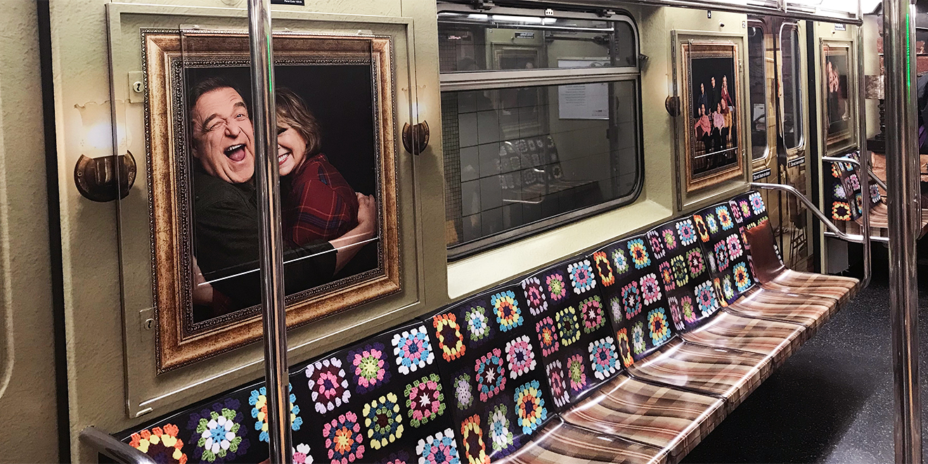 Iconic Afghan (New York Subway Train)