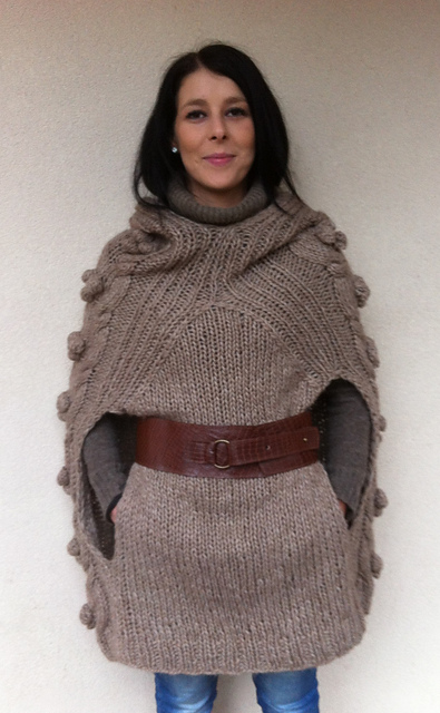 Classic and Funny Poncho by Horvath Orsolya