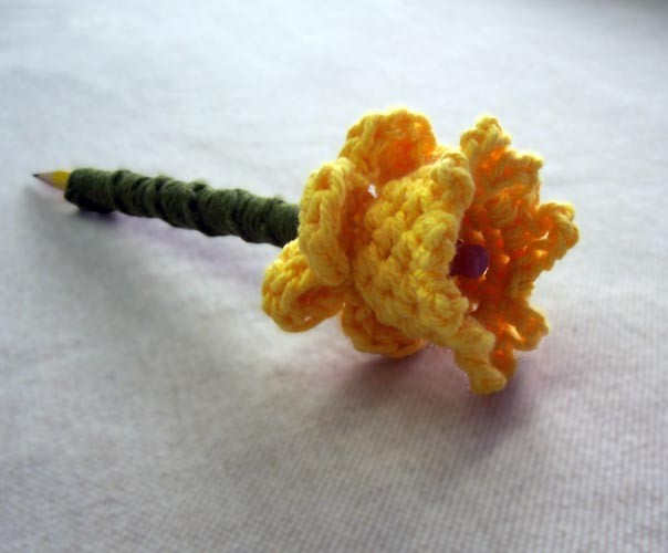 Daffodil Pencil Crochet