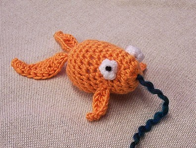 Goldfish Cat Toy Crochet