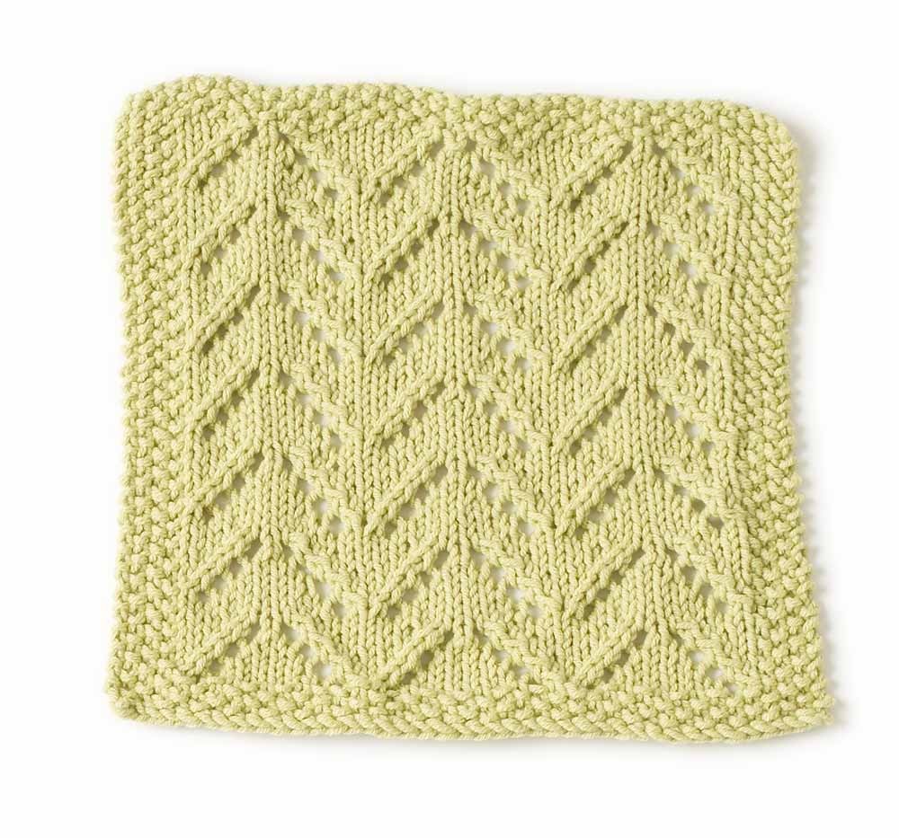 Rocky Point Beach Washcloth Pattern Knit