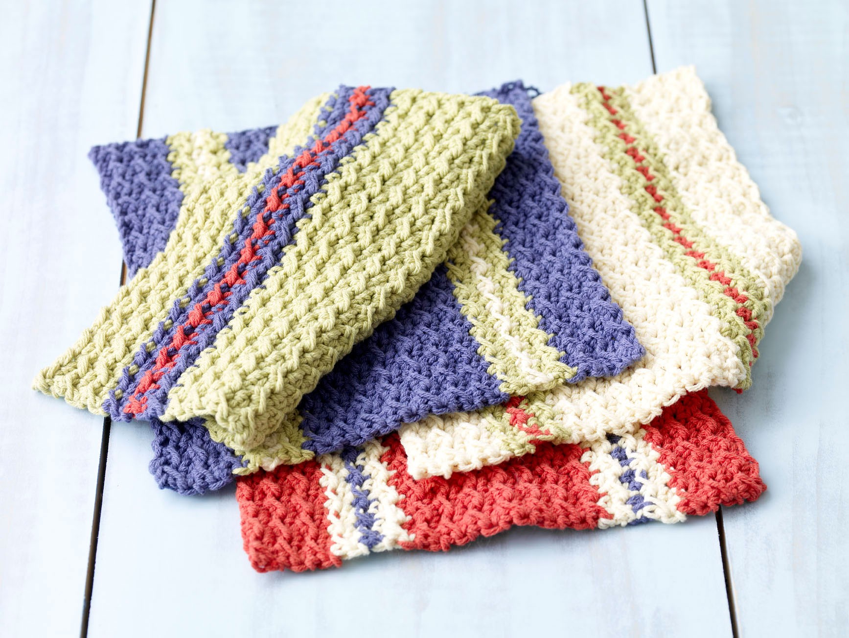 South Beach Washcloth Set Crochet