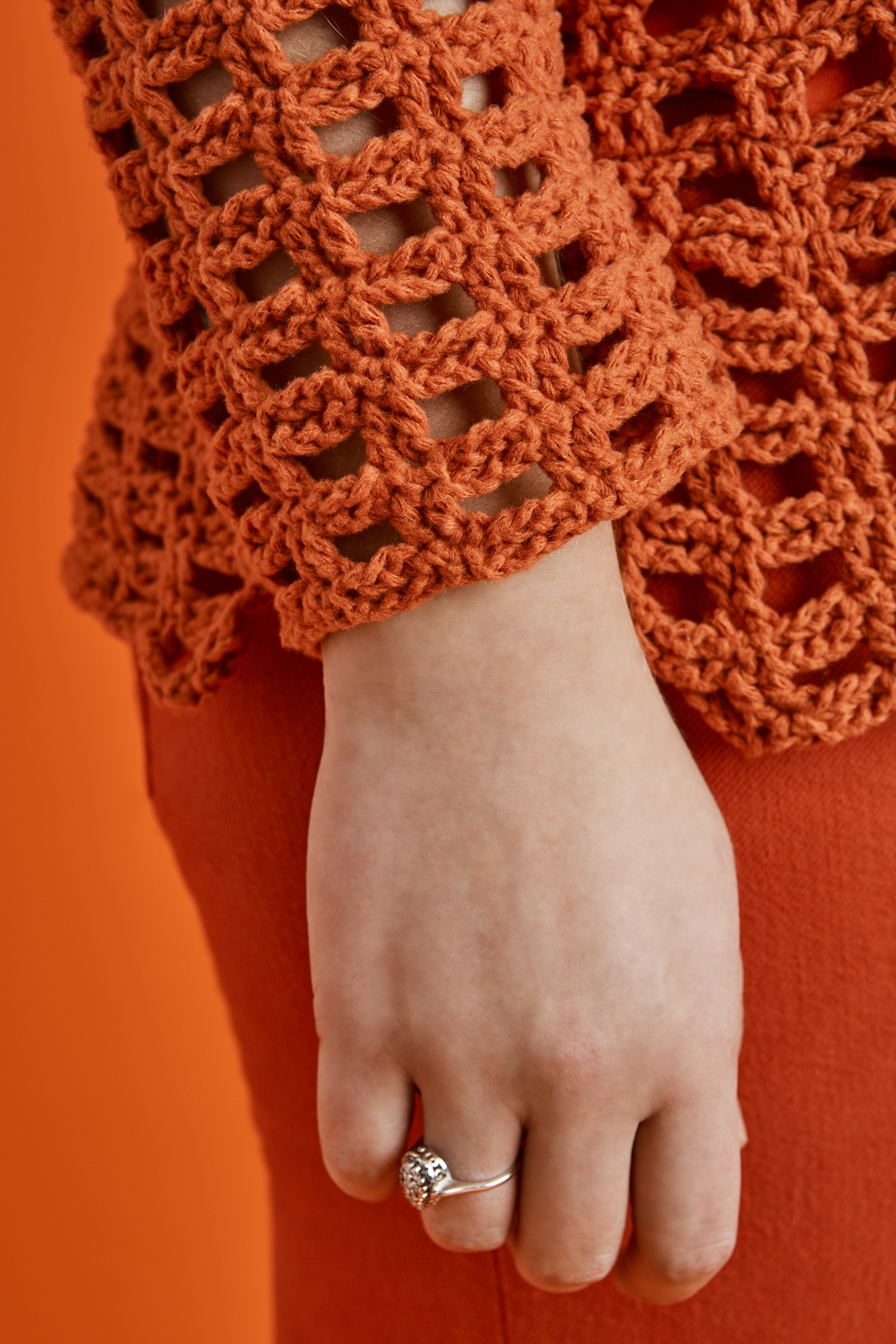 Amarillo Pullover Crochet
