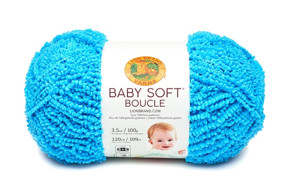 7 Free Patterns with Our New Baby Yarn, Lion Brand Notebook