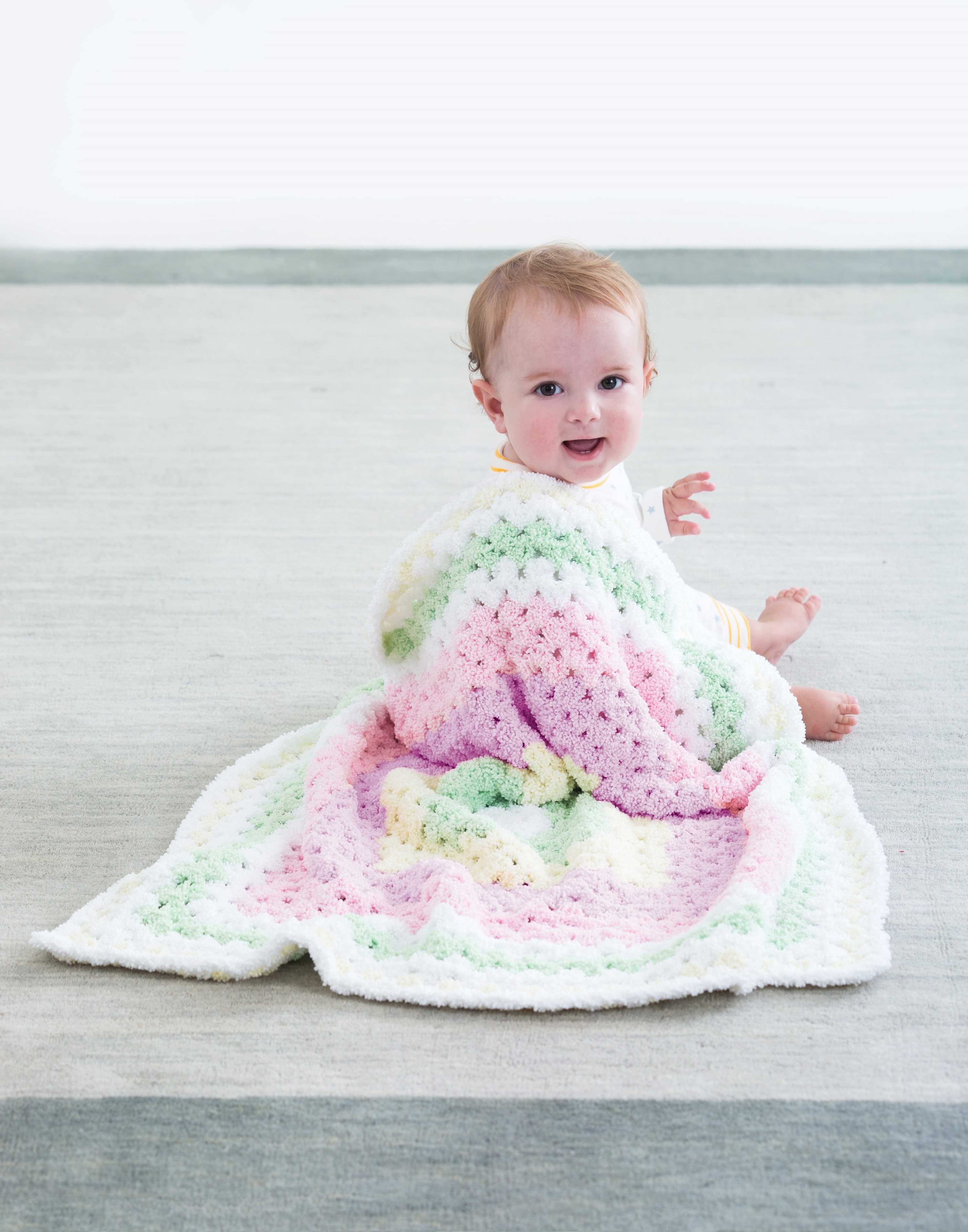 Lion Brand Baby Soft Boucle Crochet & Knitting Yarn, 100g