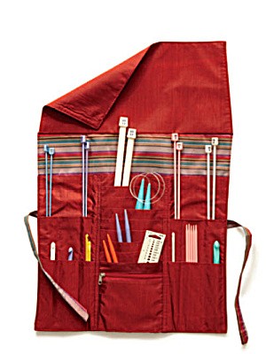 Lily Combo Needle Case in Red