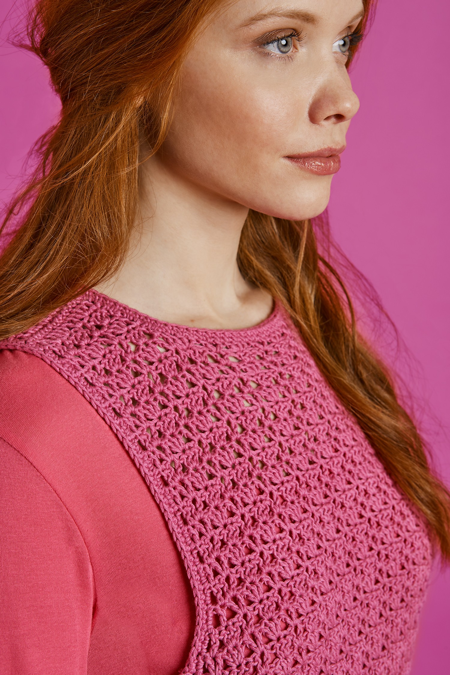 Serene Shell Crochet Detail