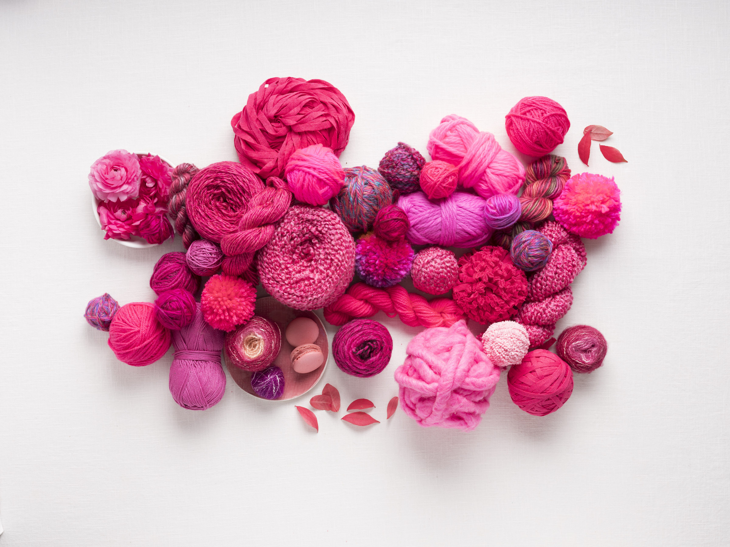Azalea Colored Yarn