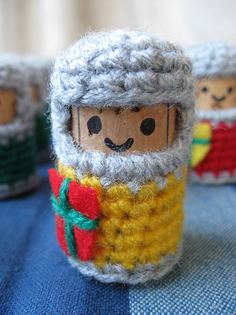 Cork and Crochet Knights