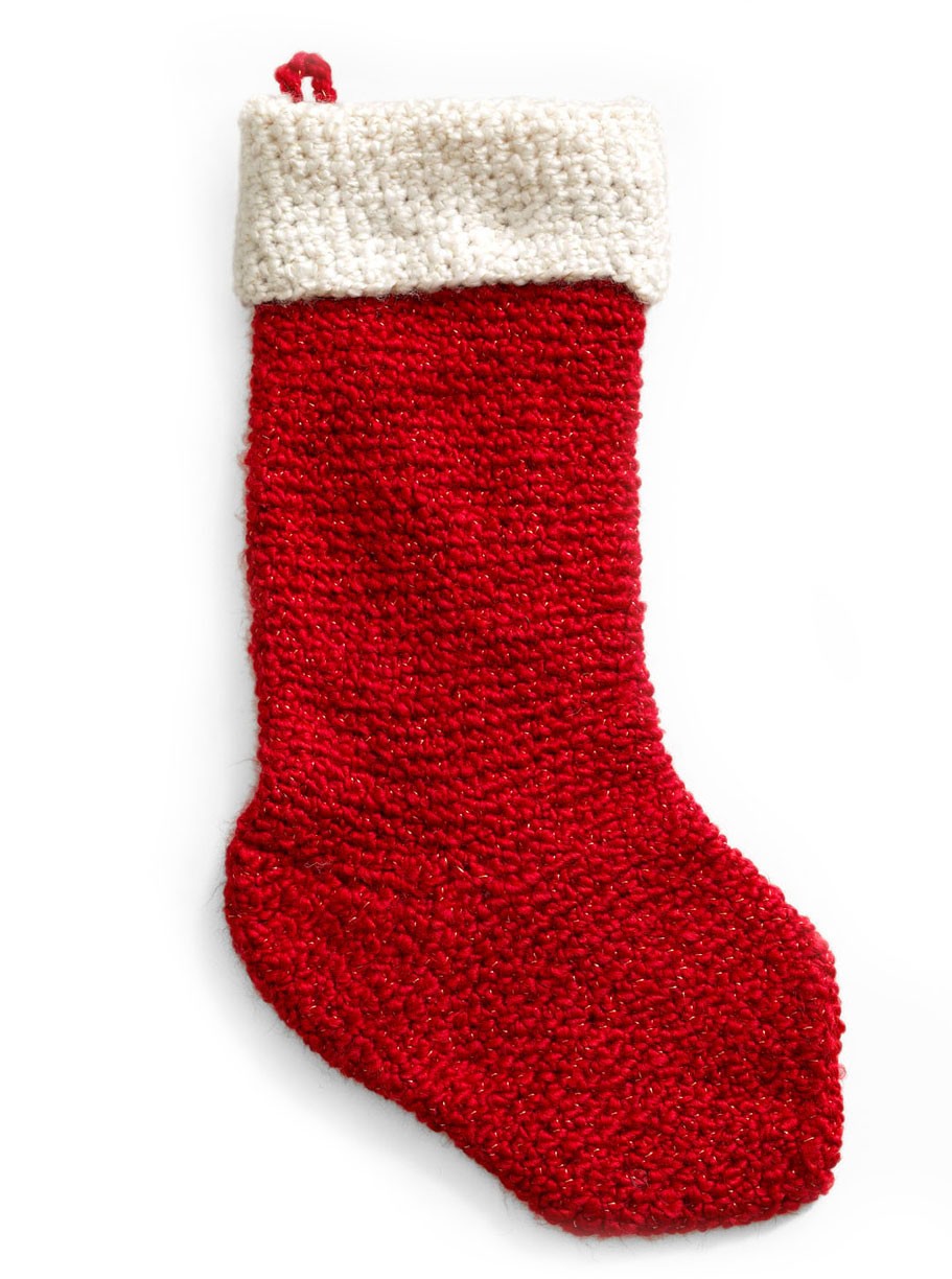 Handmade Holiday Stocking Crochet