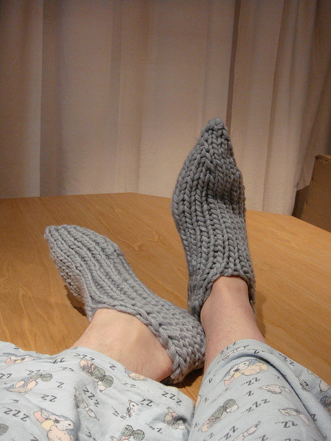 Medieval Beanpod Slippers Knit