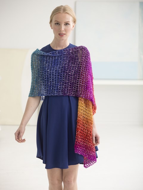 Openwork Shawl Crochet