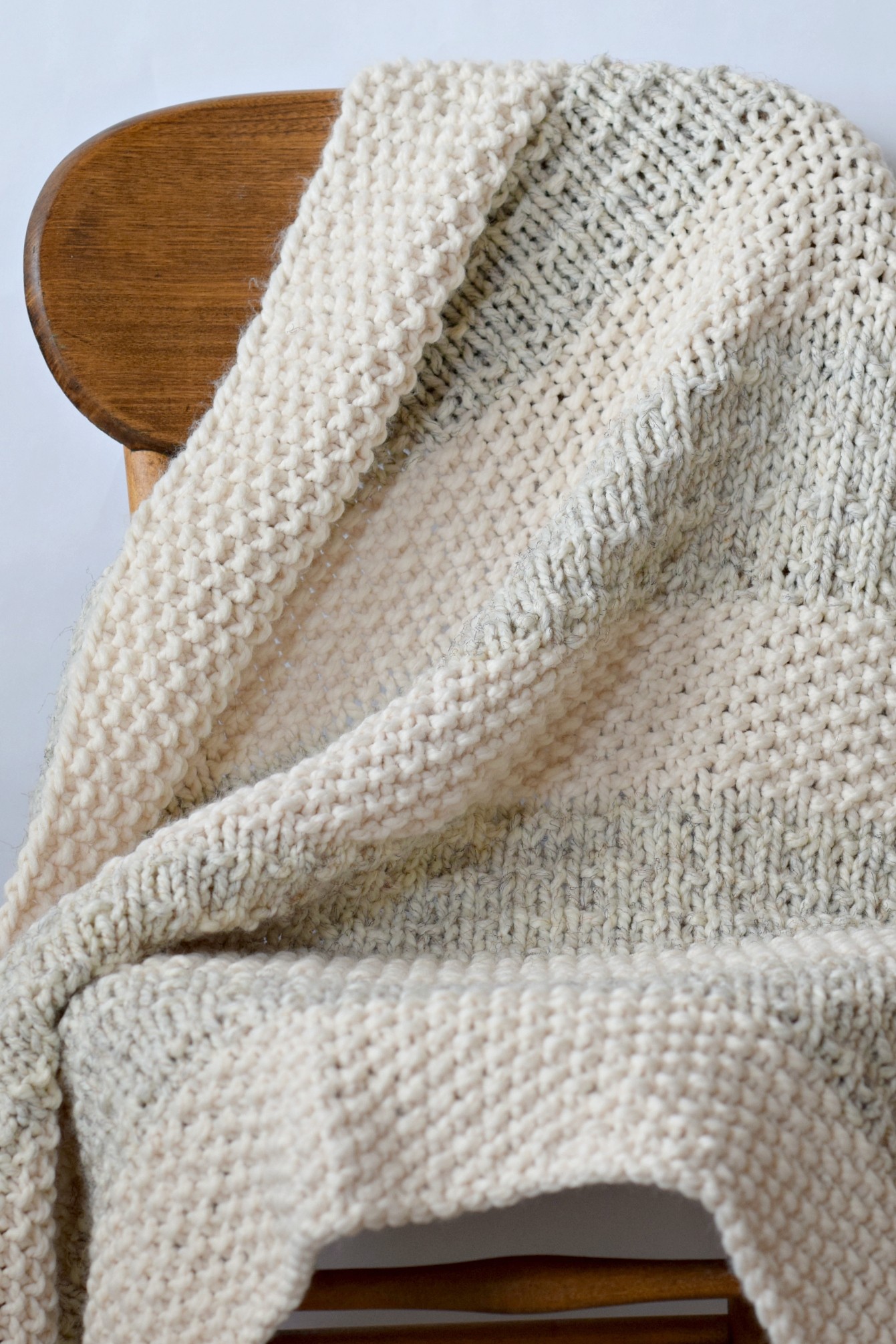 Easy Heirloom Knit Blanket