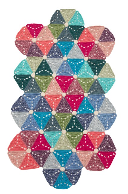 Wheel of Fortune Mandala Afghan (Crochet)