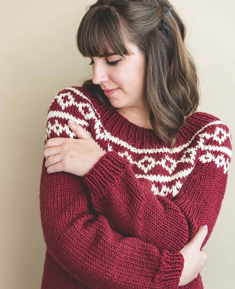 My First Holiday Knit Sweater (Knit Kit)
