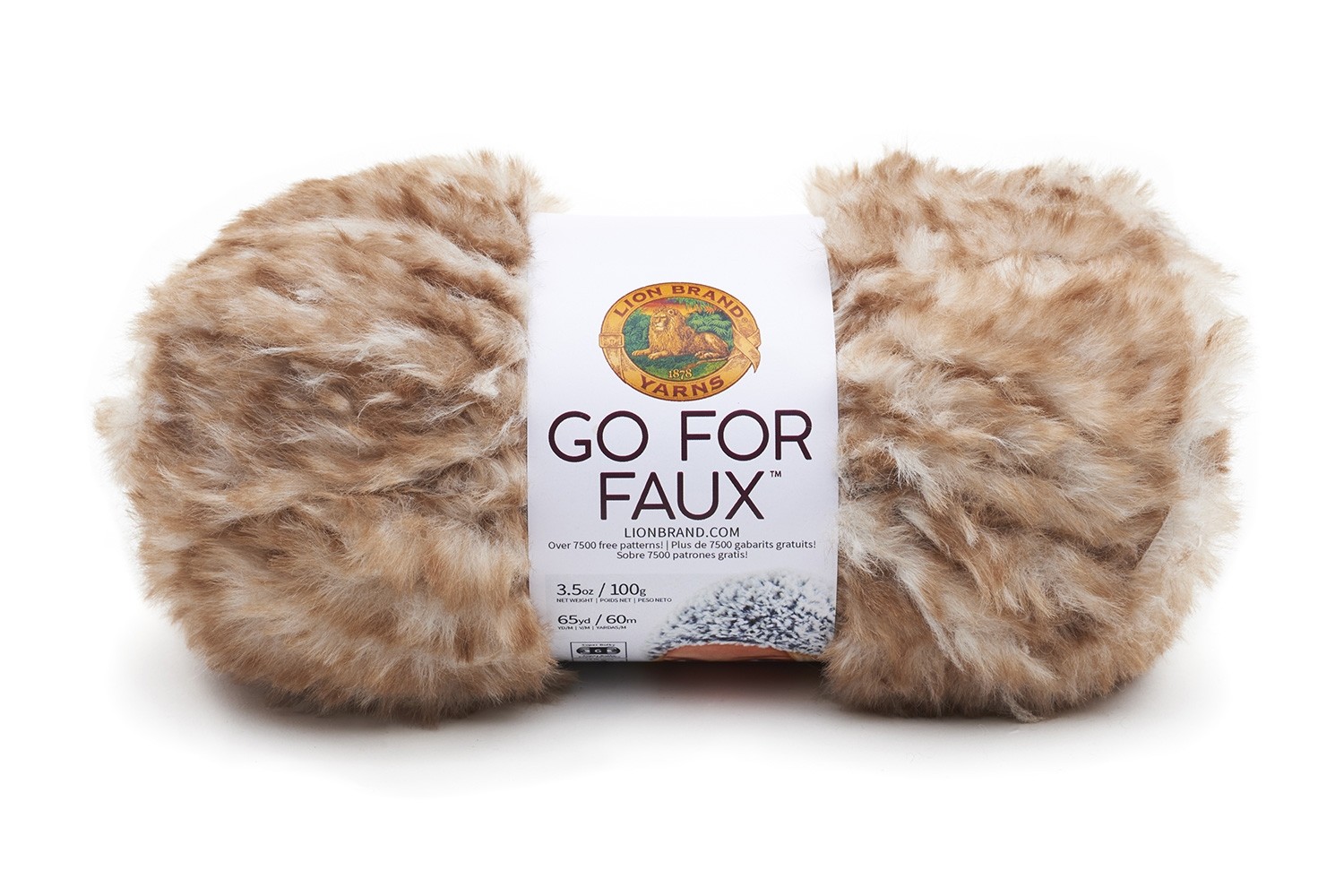 Lion Brand Go for Faux 64yds Super Bulky Polyester Yarn