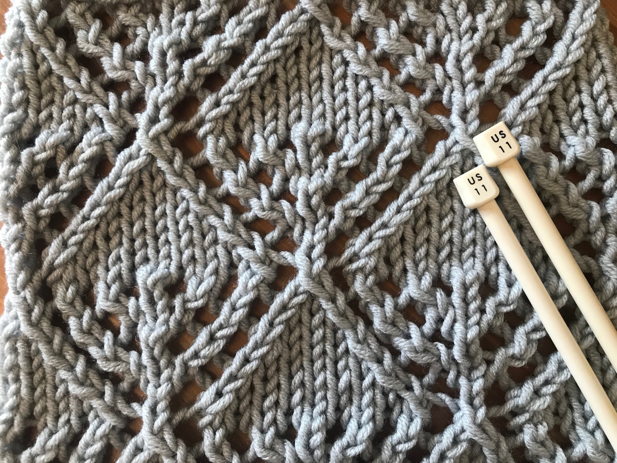 knitting pattern, lace pattern, winter lace