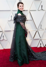 Women wore stunning dark green gowns at the Oscars