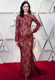 Beautiful Maroon dress for Oscar night