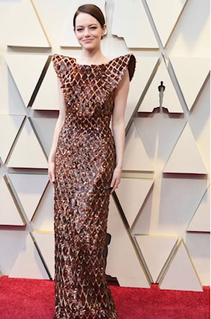 Beautiful gowns worn by lady at the Oscars