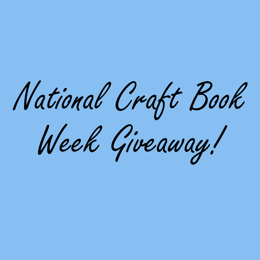 National Craft Book Week – GIVEAWAY!