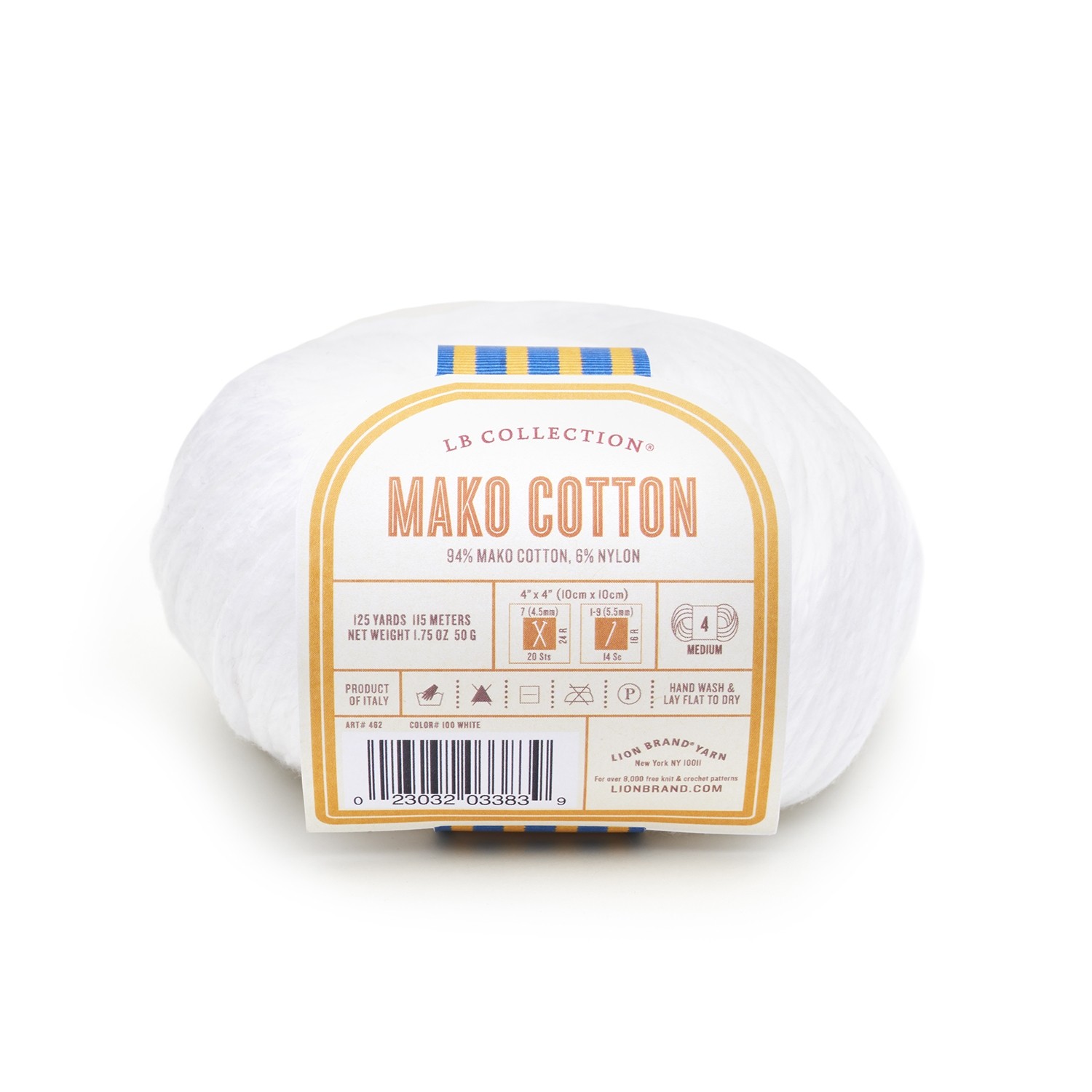 Mako Cotton in White