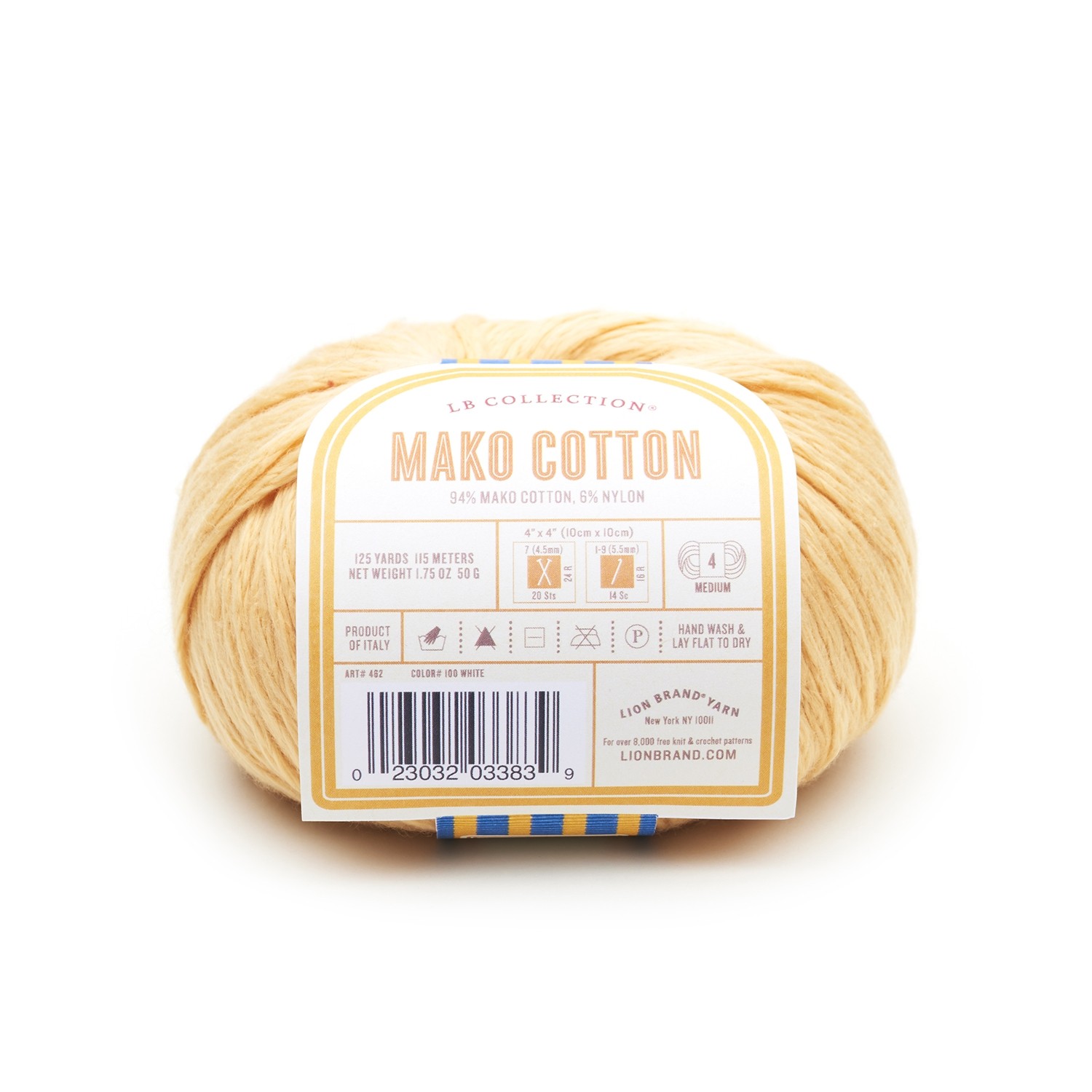 Mako Cotton in Ecru