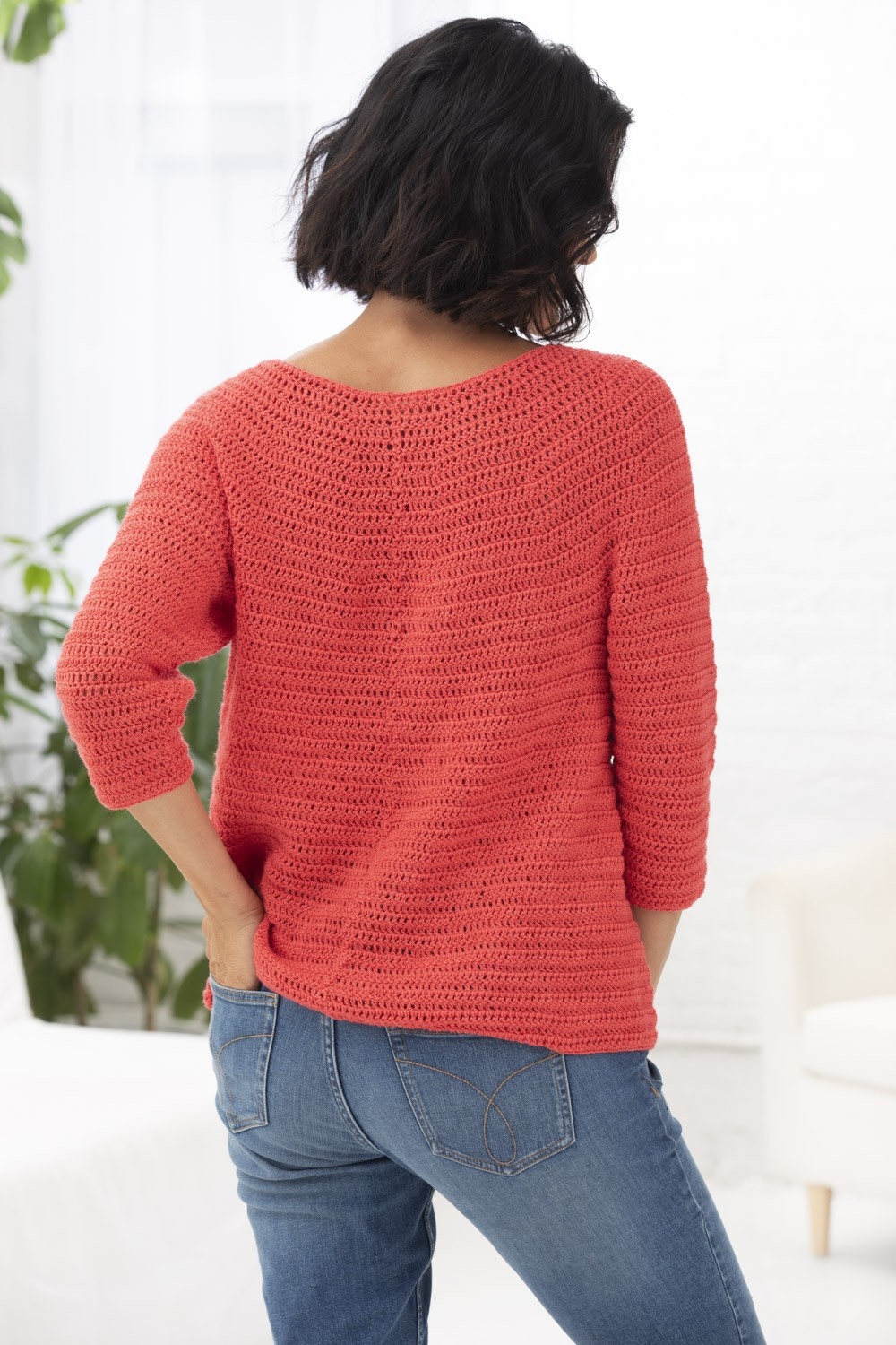Light and Easy Sweater in Cayenne