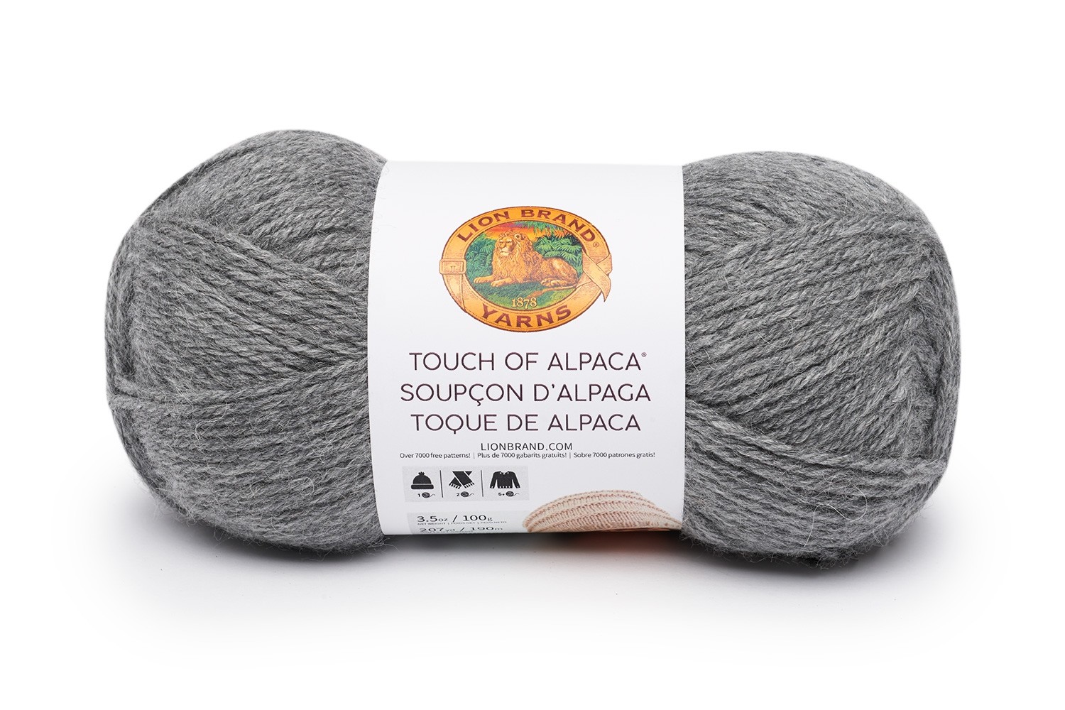 Touch of Alpaca in Oxford Grey