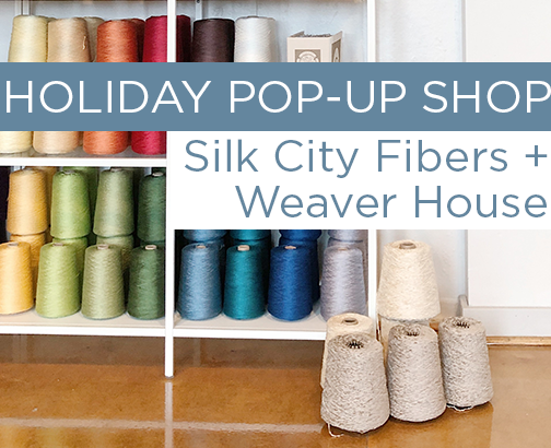 Yarn On Cones? Lion Brand’s Silk City Fibers Line Pays A Visit To Weaver House